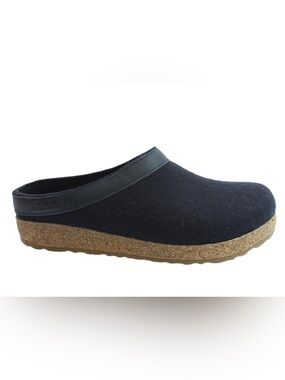 Haflinger Clogs - Dark Navy